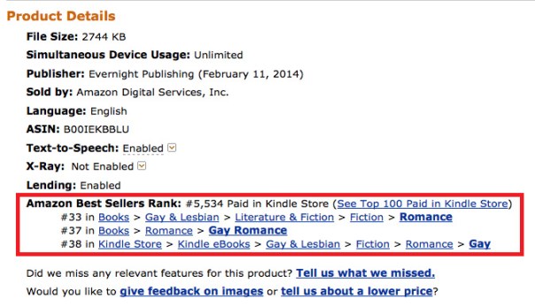 TricksterBestsellerRank